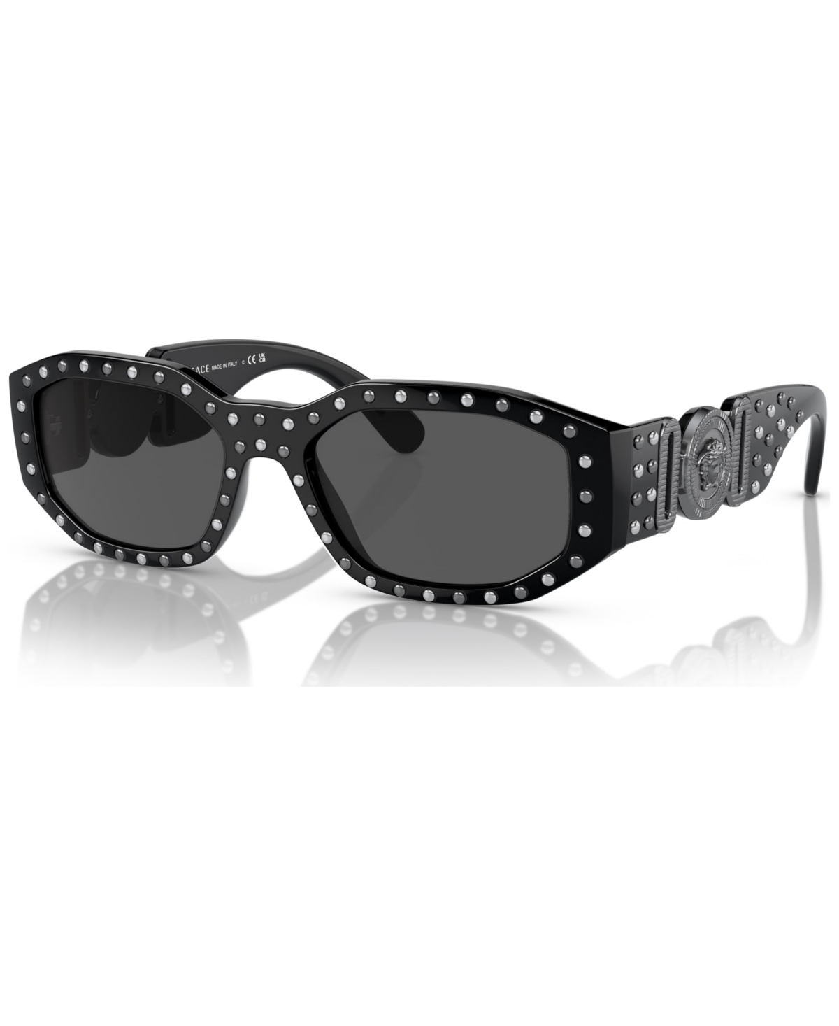 Shop Versace Unisex Biggie Sunglasses, Ve436153 In Black