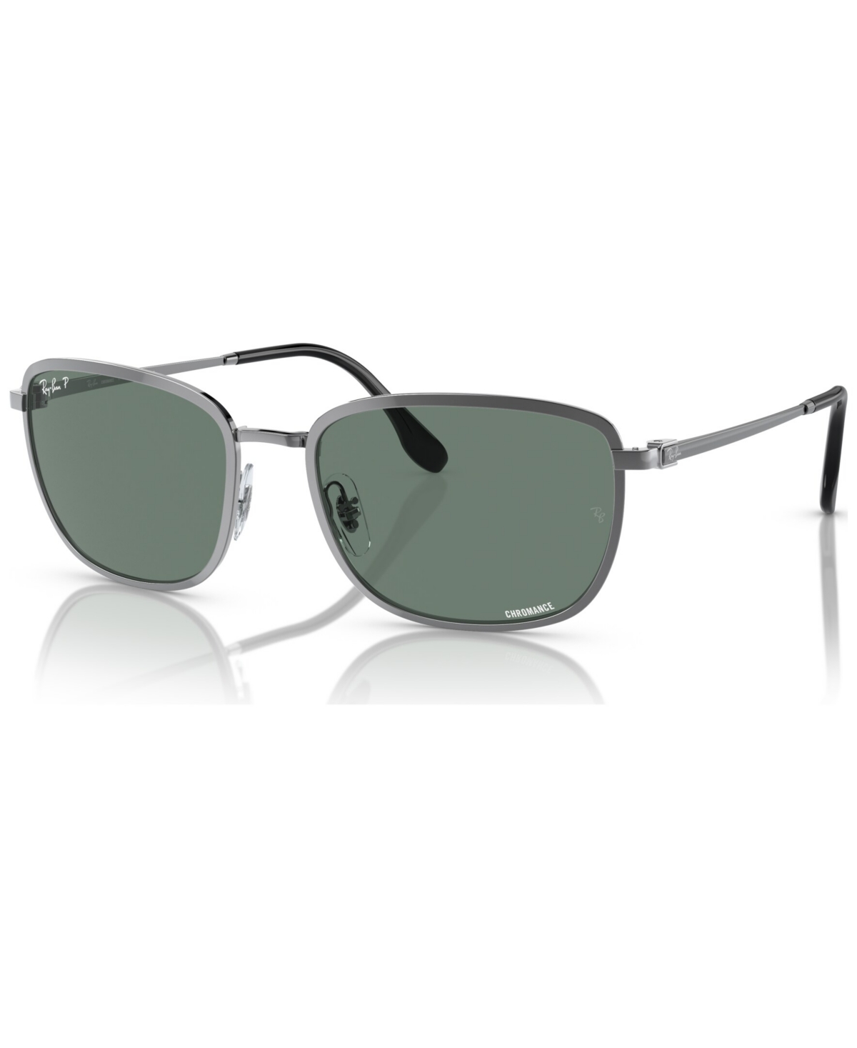 Ray Ban Unisex Polarized Sunglasses, Rb3705 Chromance In Gunmetal