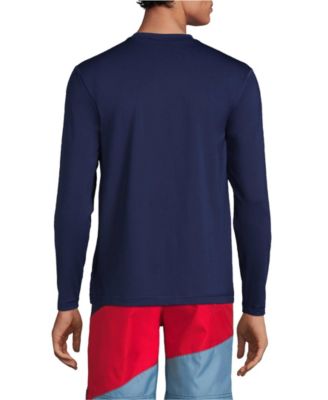 Men's SunShade UPF 50 Long Sleeve Swim Tee Cooling Rash Guard