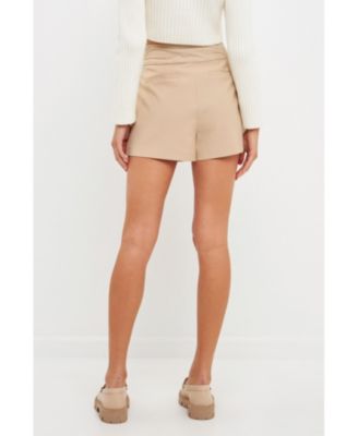 Women's Waist Band Detail Shorts