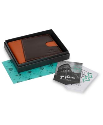 Men's Slim Bifold   Wallet with Money Clip