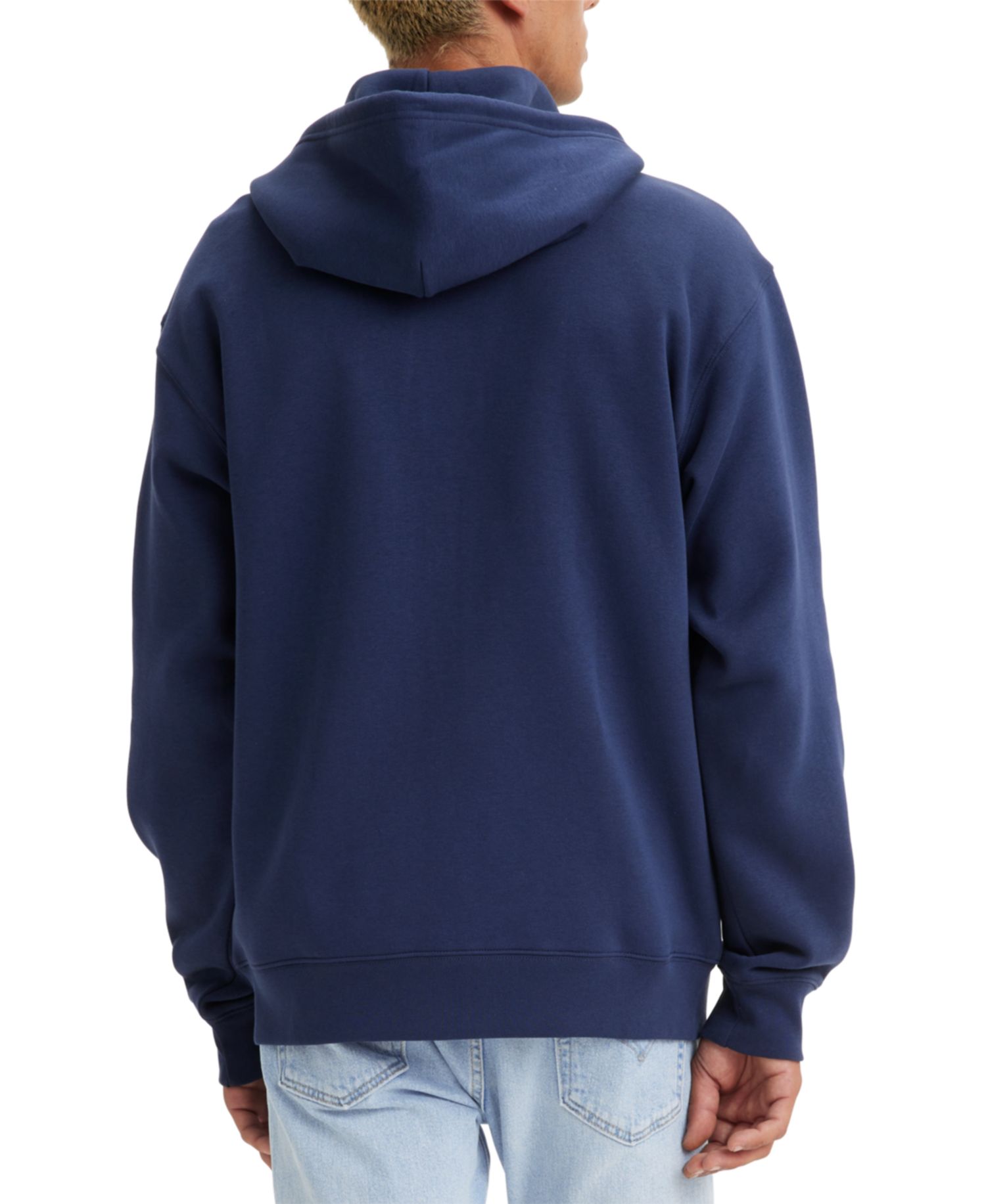 Men's Fleece Relaxed-Fit Zip-Up Hoodie