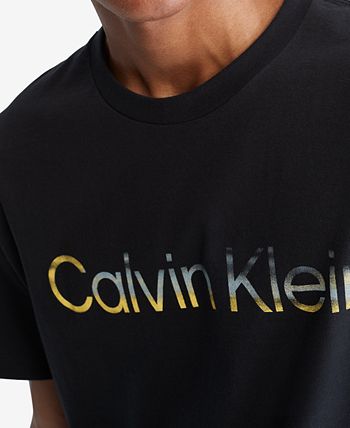 Calvin Klein Men's Tilt Monogram Logo Crewneck T-Shirt - Macy's