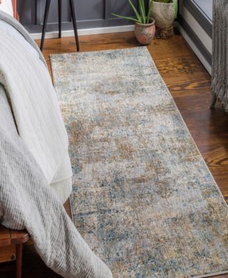 Mirabel MBE-2303 2'7" x 7'3" Runner Area Rug