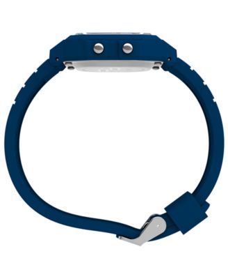 Timex Unisex Digital Ironman Classic Silicone Blue Watch 40mm