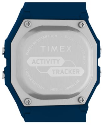 Timex Unisex Digital Ironman Classic Silicone Blue Watch 40mm