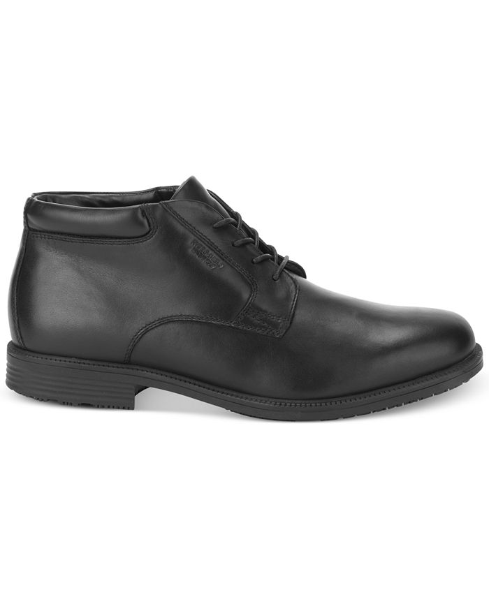 rockport men's essential details waterproof dress chukka boot