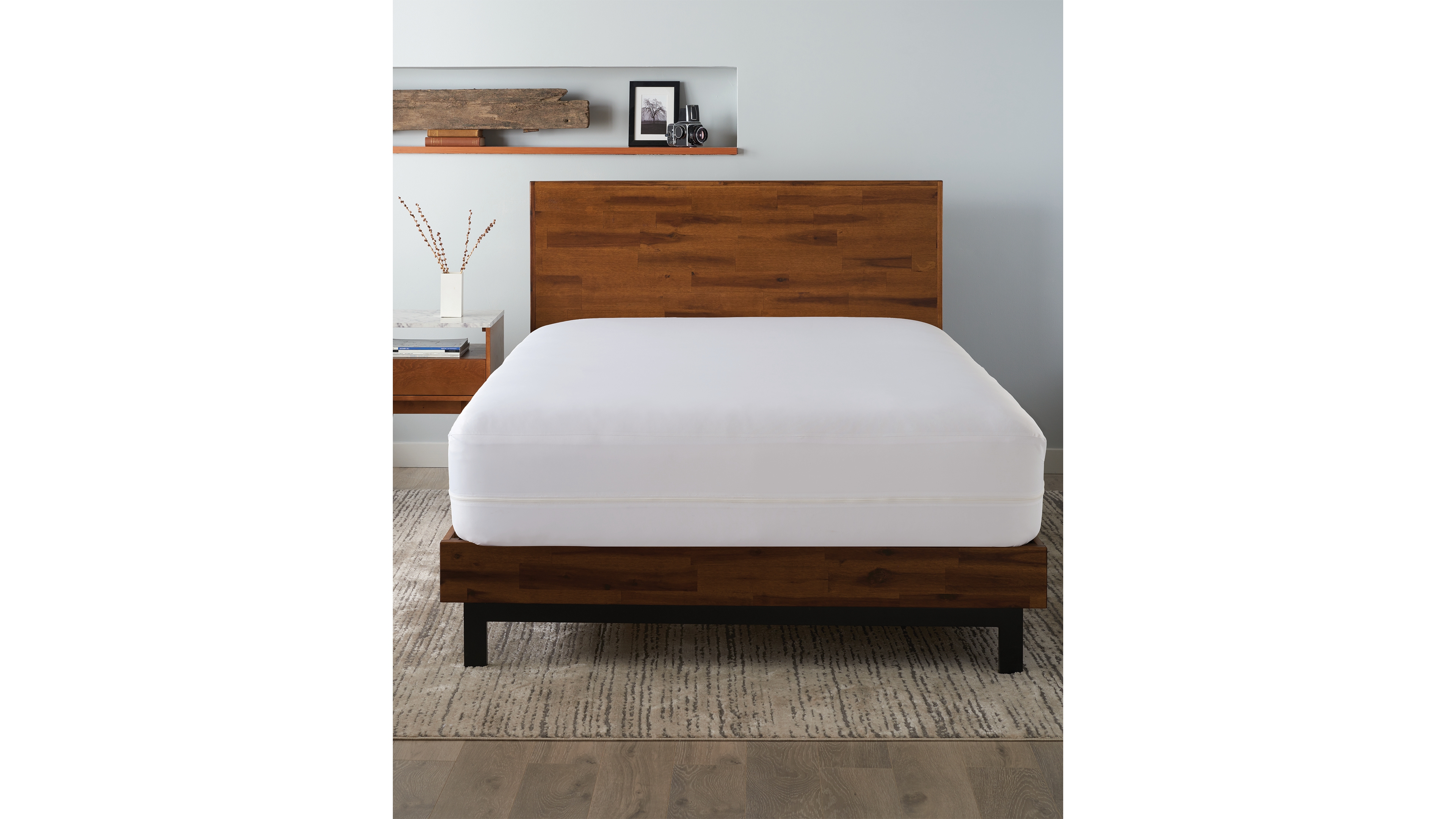 Ella Jayne Allergy Free Zipper Mattress or Box Spring Encasement, Fits Mattresses up to 18", King