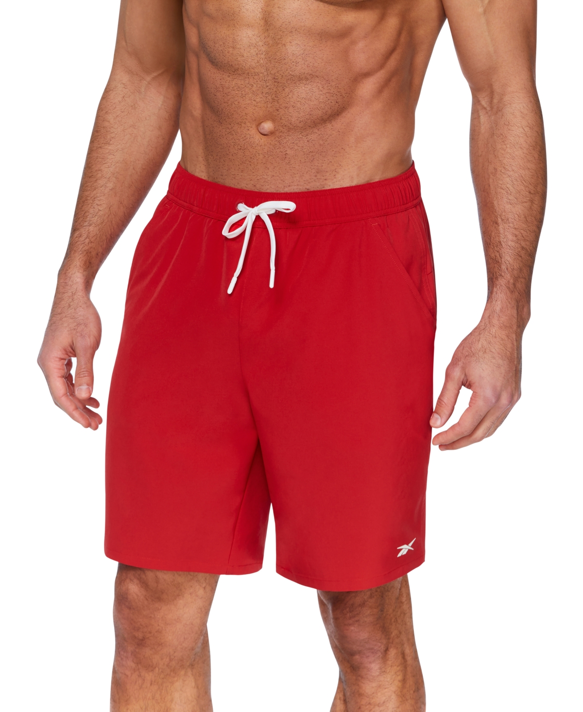 Reebok Men's Core Volley 9" Swim Shorts In Red