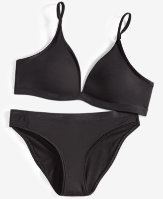 Women's Form To Body Triangle Bralette & Bikini Underwear