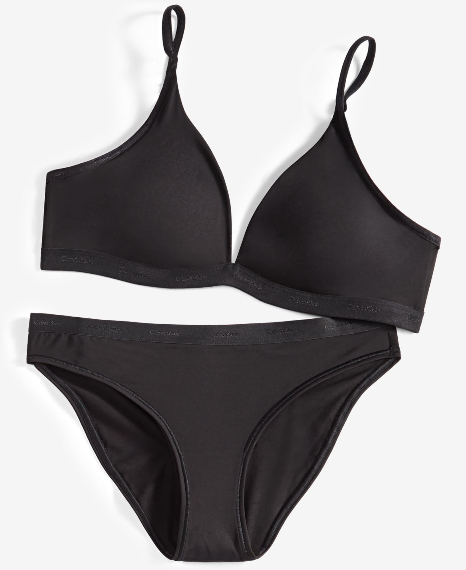 Women's Form To Body Lightly Lined Triangle Bralette QF6758