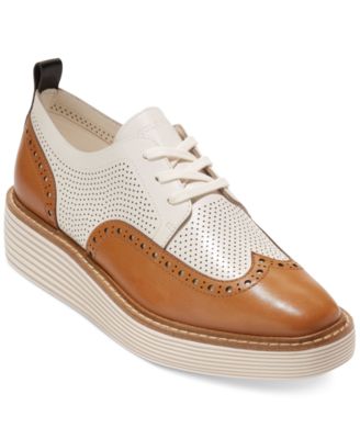 Cole Haan Women's OriginalGrand Wingtip Platform Oxfords