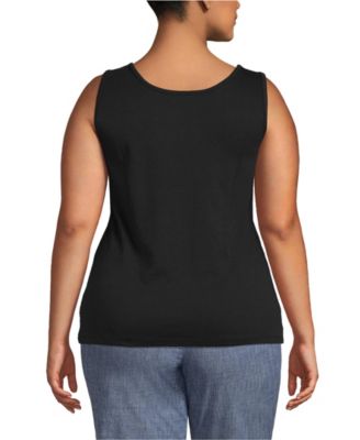 Women's Plus Size Cotton Tank Top
