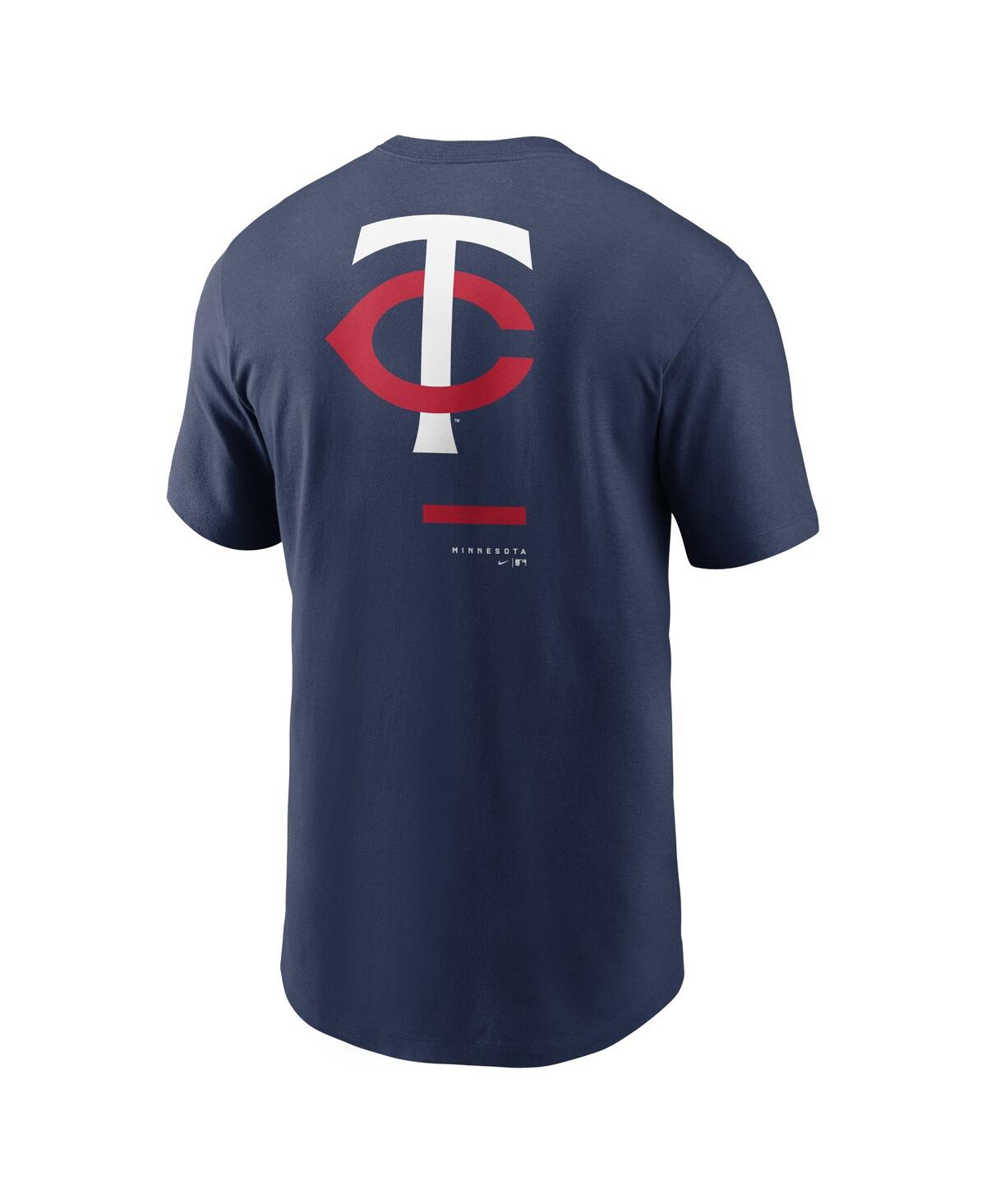Nike Navy Minnesota Twins Over The Shoulder T-shirt In Navy