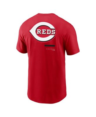 Men's Red Cincinnati Reds Over the Shoulder T-shirt
