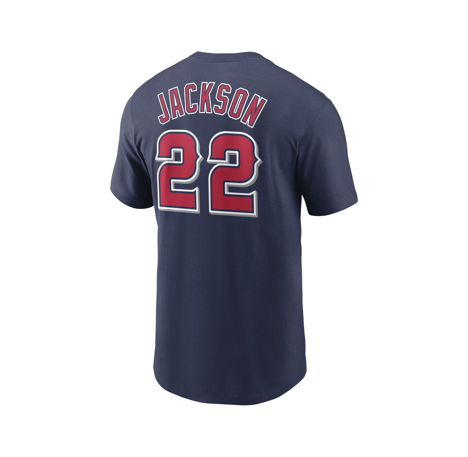 Men's Bo Jackson Navy California Angels Cooperstown Collection Name and Number T-shirt