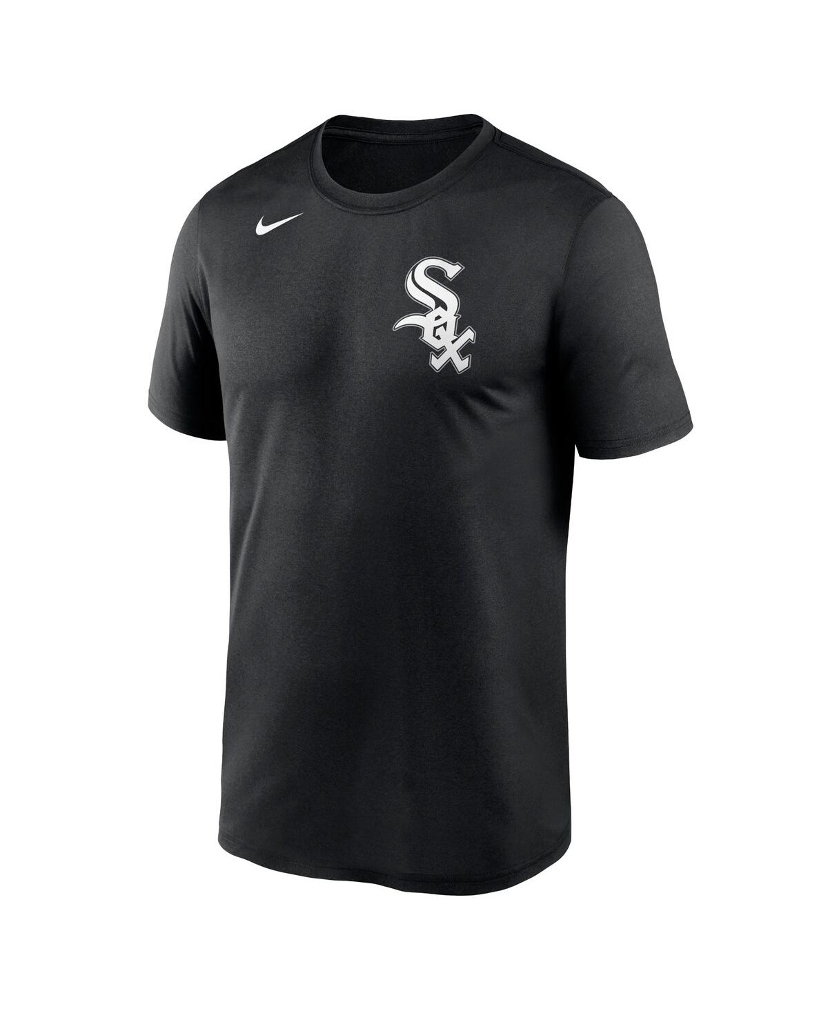 Shop Nike Men's  Black Chicago White Sox New Legend Wordmark T-shirt