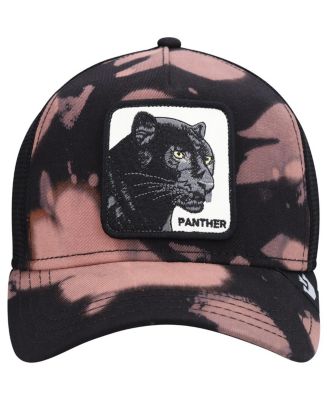 Men's Black Acid Panther Trucker Snapback Hat