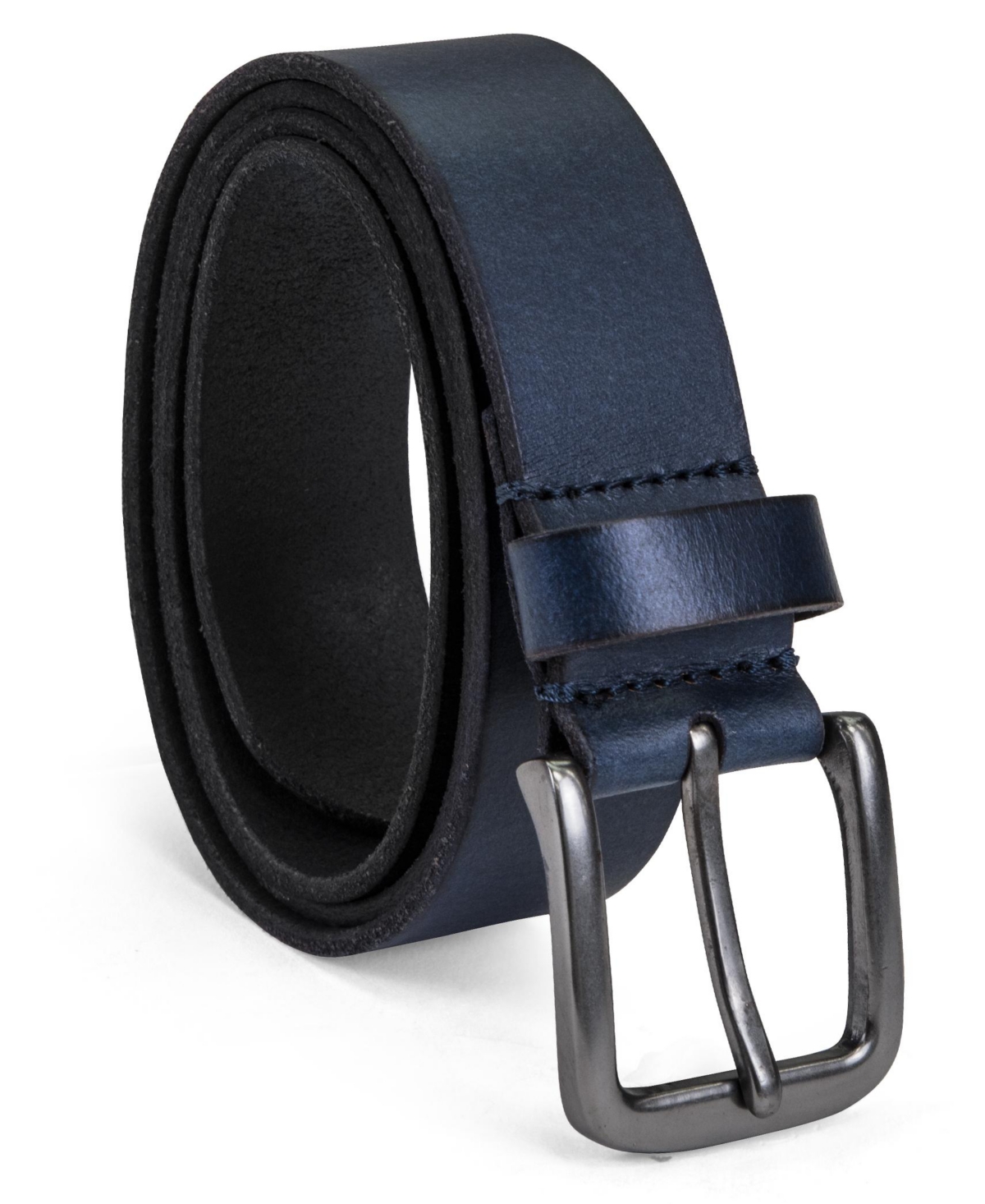 Timberland Men's 35mm Classic Jean Leather Belt In Navy
