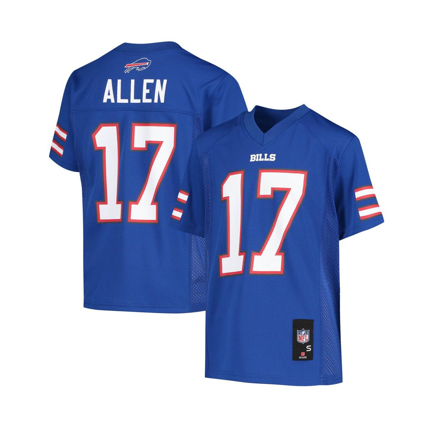 Big Boys and Girls Josh Allen Royal Buffalo Bills Replica Player Jersey