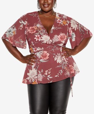 City chic trendy fashion plus size