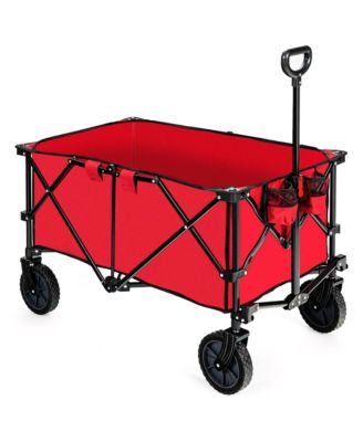 Folding Collapsible Wagon Utility Camping Cart