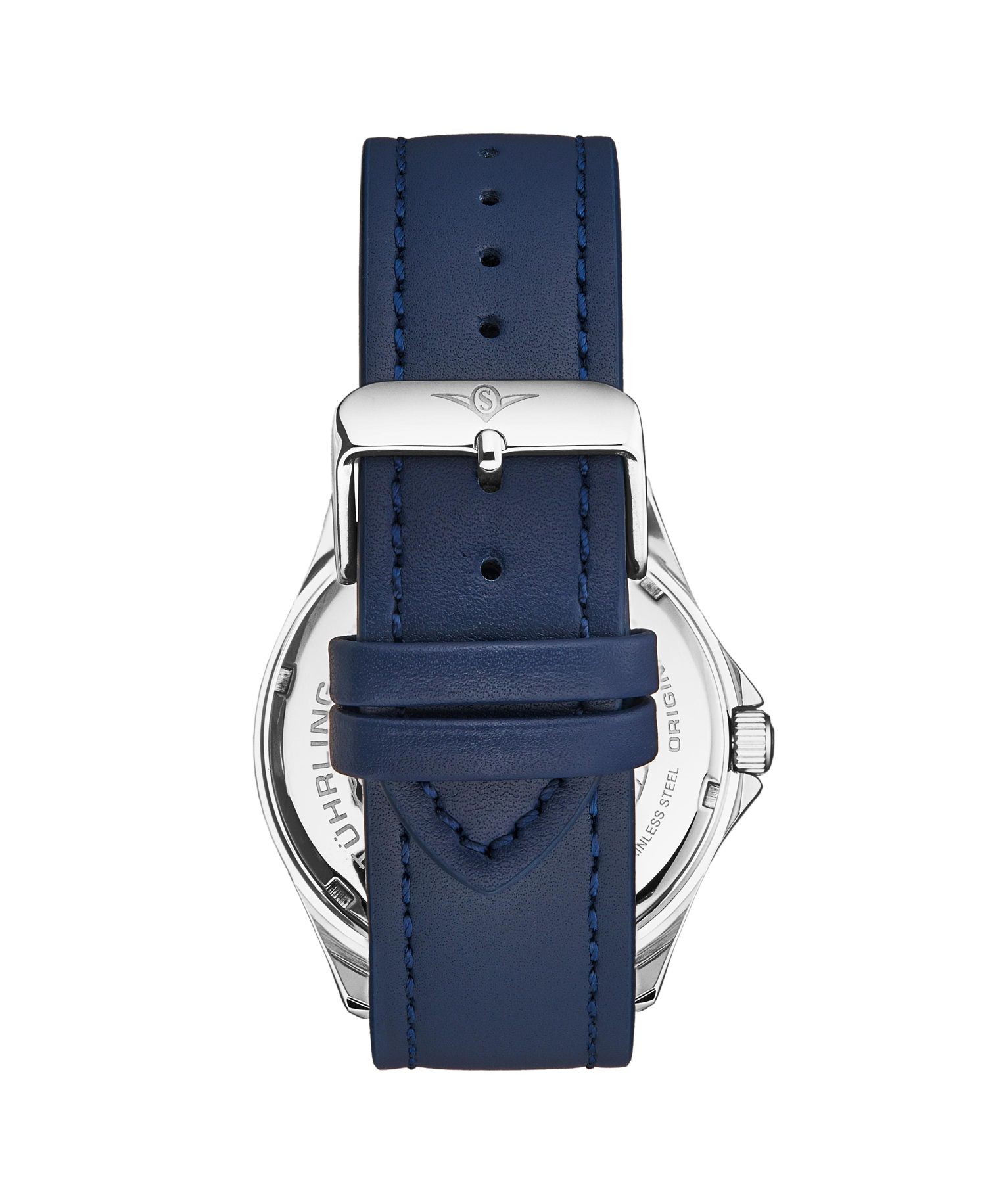 Men's Aviator Blue Leather , Blue Dial , 51mm Round Watch