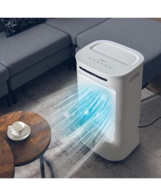  4-in-1 Functionality, 75W Energy-Efficient, Timer, 3 Modes & Speeds, 6.5L Water Tank  Portable Evaporative Air Cooler & Humidifier