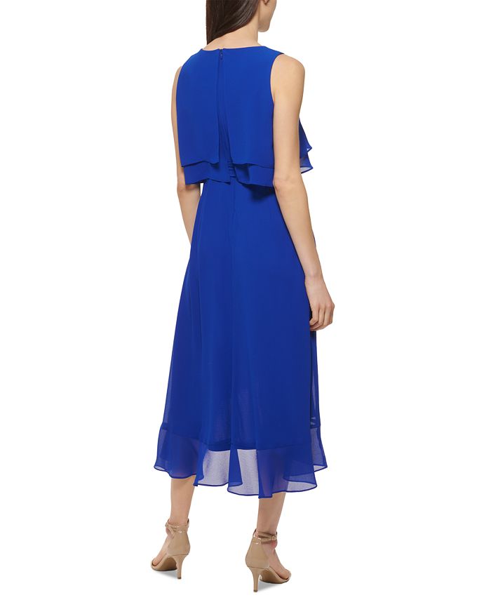 Jessica Howard Petite Popover HighLow Midi Dress Macy's