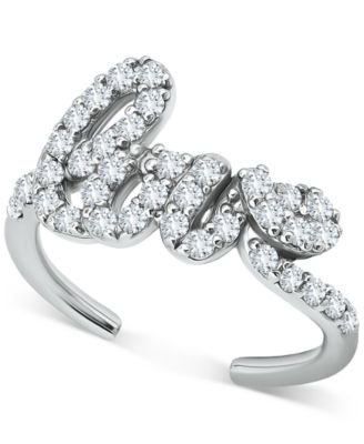 Giani Bernini - Cubic Zirconia Love Script Toe Ring