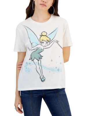 Disney - Juniors' Tinker Bell Graphic Short-Sleeved T-Shirt