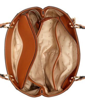 Noelle Double Compartment Top Zip Tote Bag 