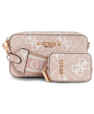 GUESS - Rea Mini Monogram Camera Crossbody with Removable Pouch