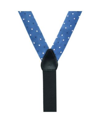 Men's 32MM Polka Dot Convertible Suspenders