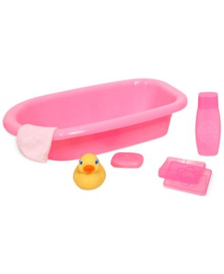 Melissa and Doug Girls' Mine to Love Doll Bathtub Set