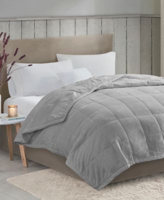 Coleman Plush Reversible HeiQ Smart Temperature Down Alternative Blanket, Full/Queen