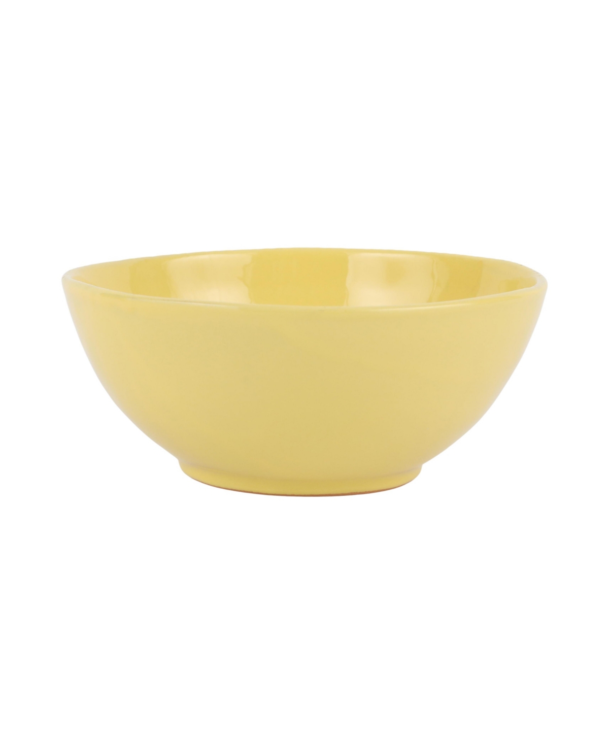 Vietri Cucina Fresca Small Serving Bowl 9" In Yellow