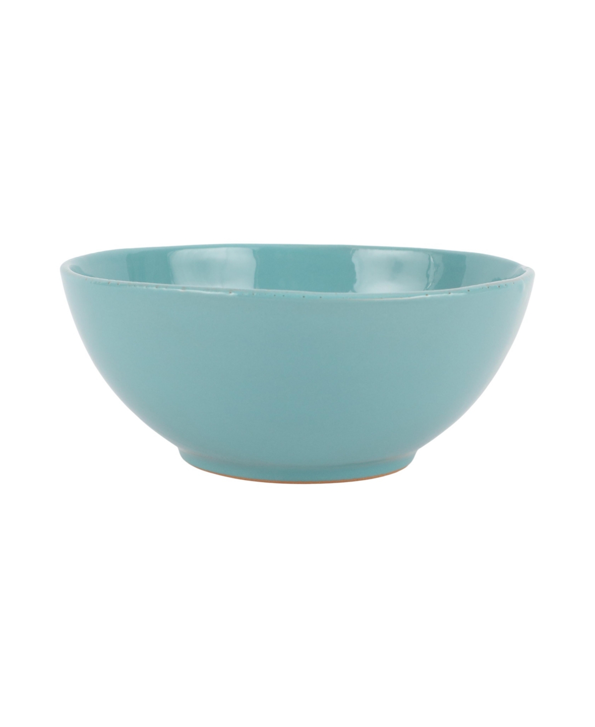 Shop Vietri Cucina Fresca Small Serving Bowl 9" In Turquoise