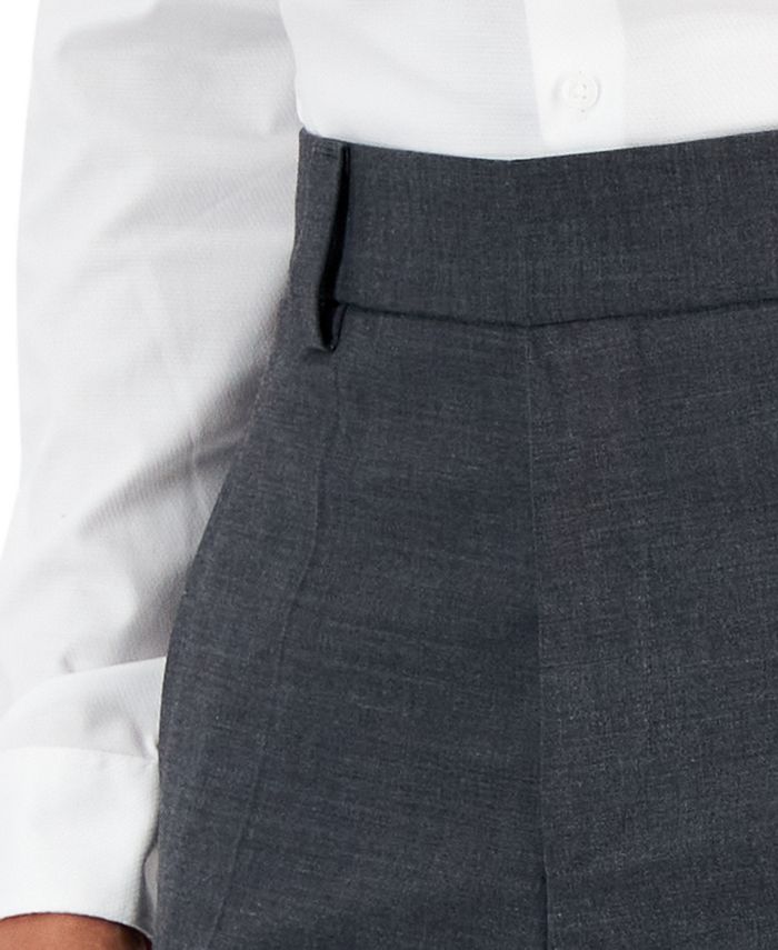 Hugo Boss Men's Slim-Fit Dark Grey Suit Trousers - Macy's