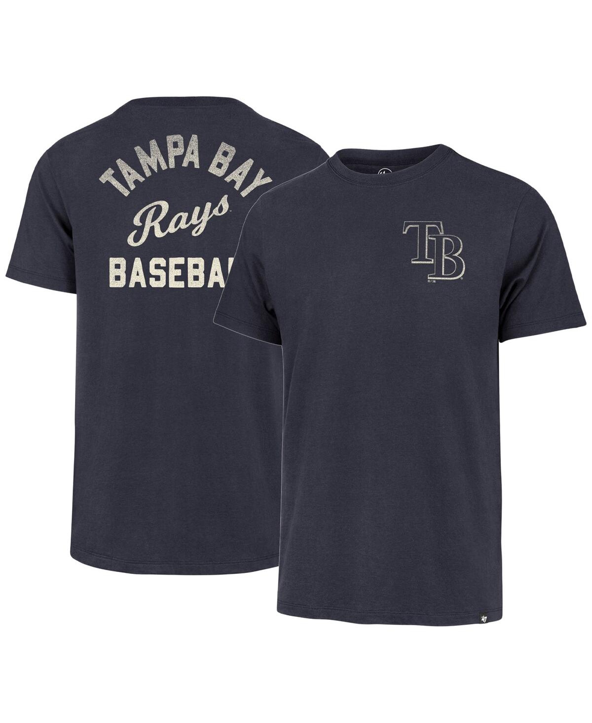 47 Brand Men's ' Navy Tampa Bay Rays Turn Back Franklin T-shirt