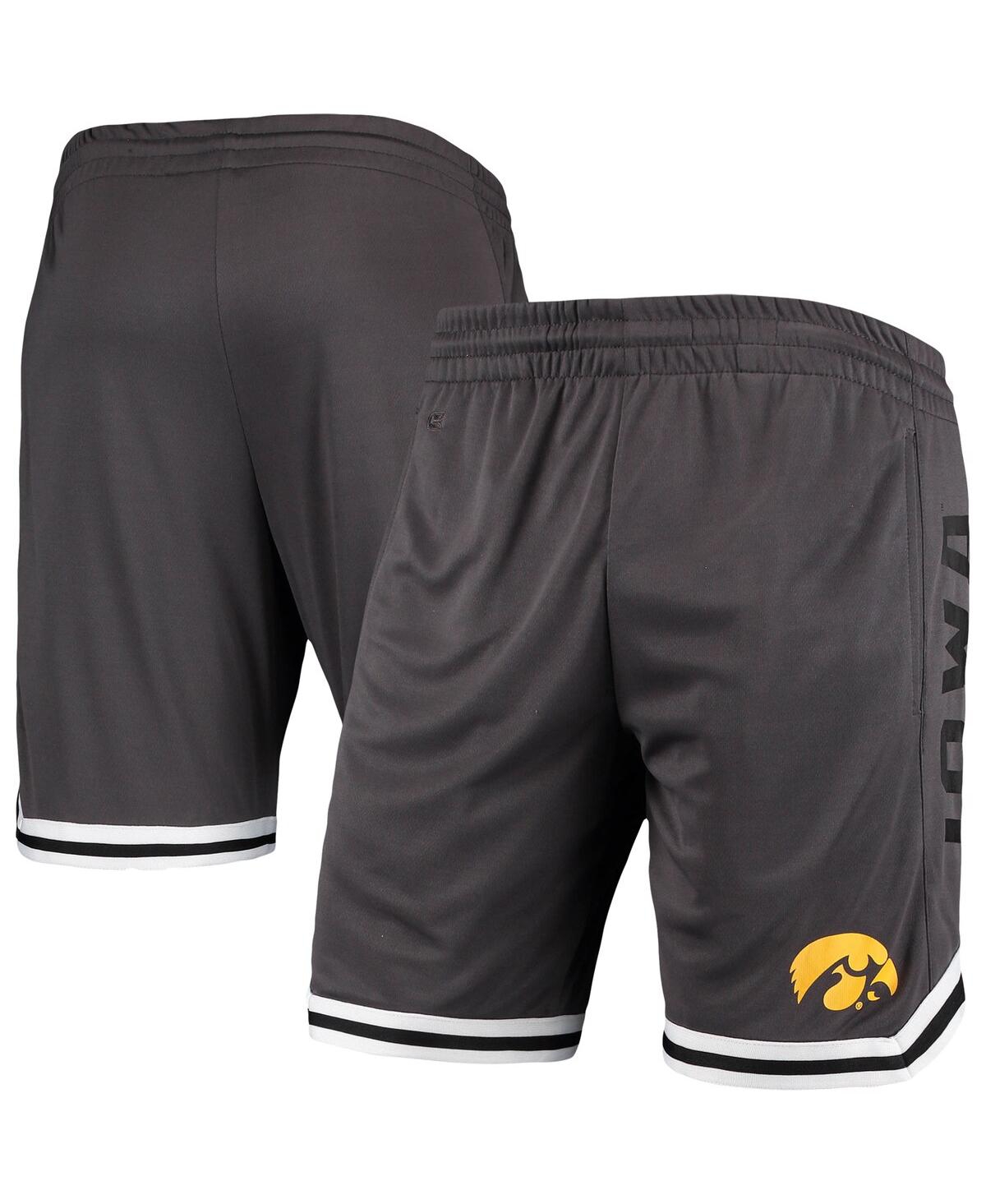 COLOSSEUM MEN'S COLOSSEUM CHARCOAL IOWA HAWKEYES CONTINUITY SHORTS