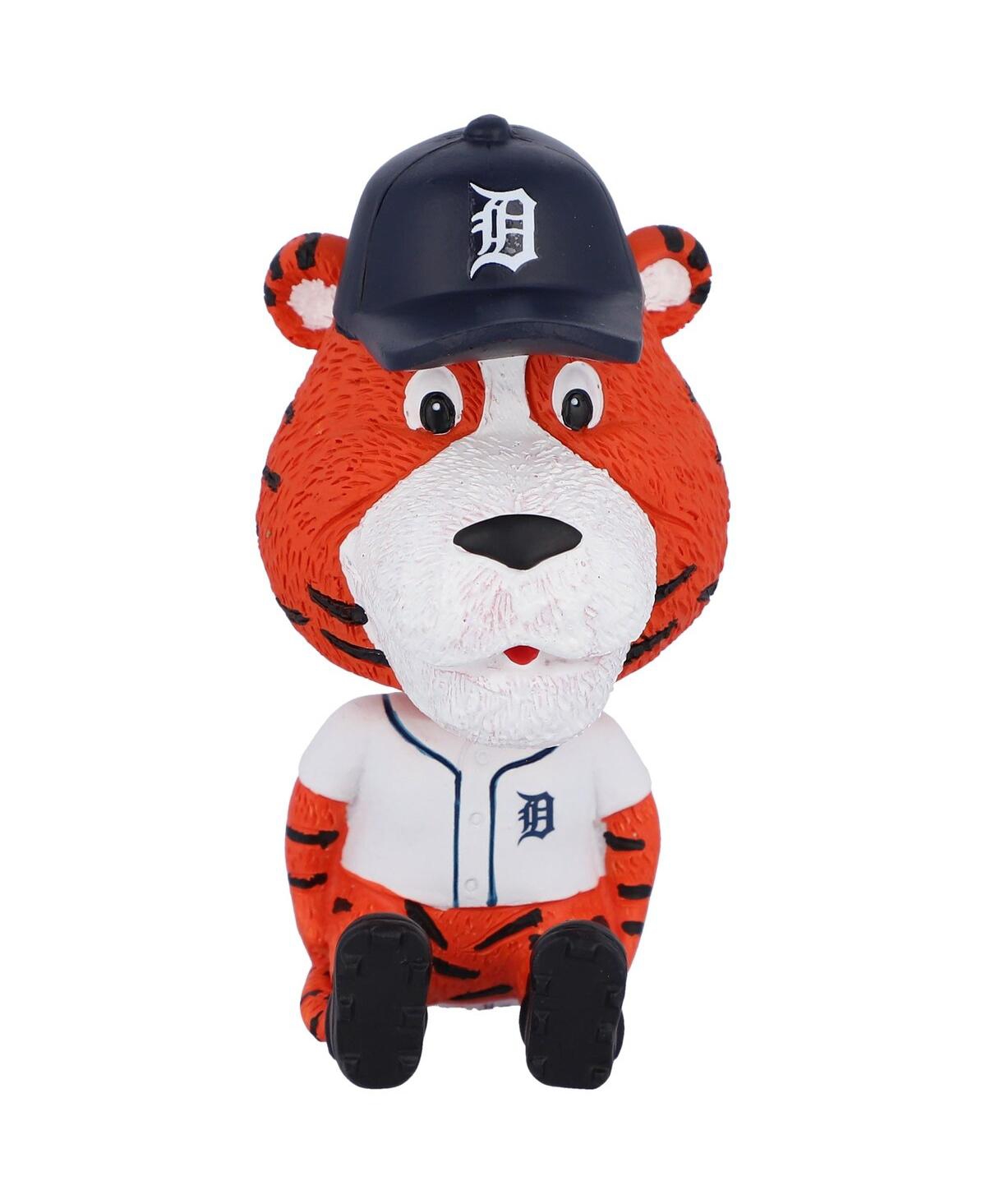 Foco Detroit Tigers Baby Bro Mascot Bobblehead In Orange,white