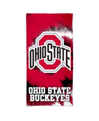 Ohio State Buckeyes Team Towel - 16x26 Inch NCAA Licensed Plush Terry Velour Bowling & Sports Towel