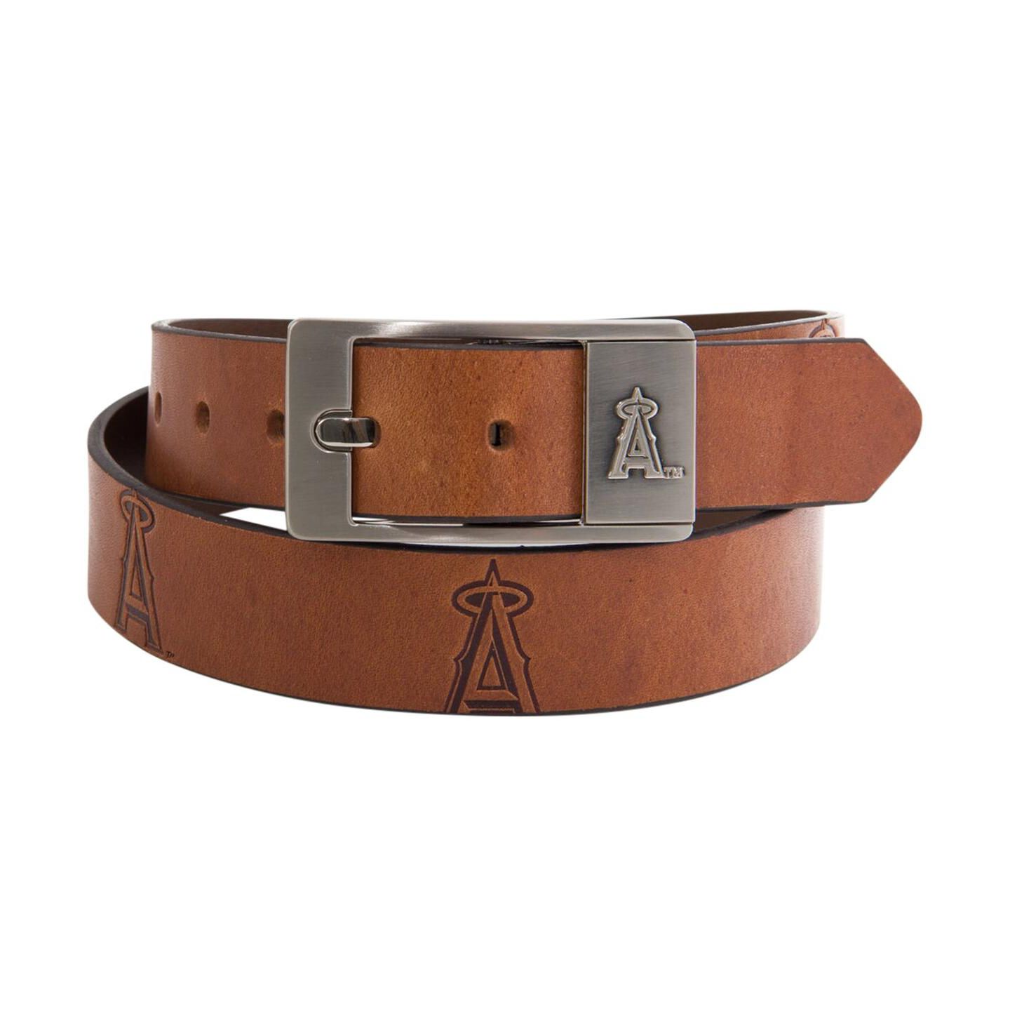 Мужской ремень Eagles Wings Los Angeles Angels Brandish Leather Belt — фото 1