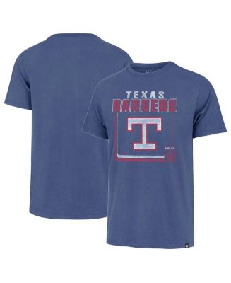'47 Brand Men's Royal Texas Rangers Borderline Franklin T-shirt - Macy's