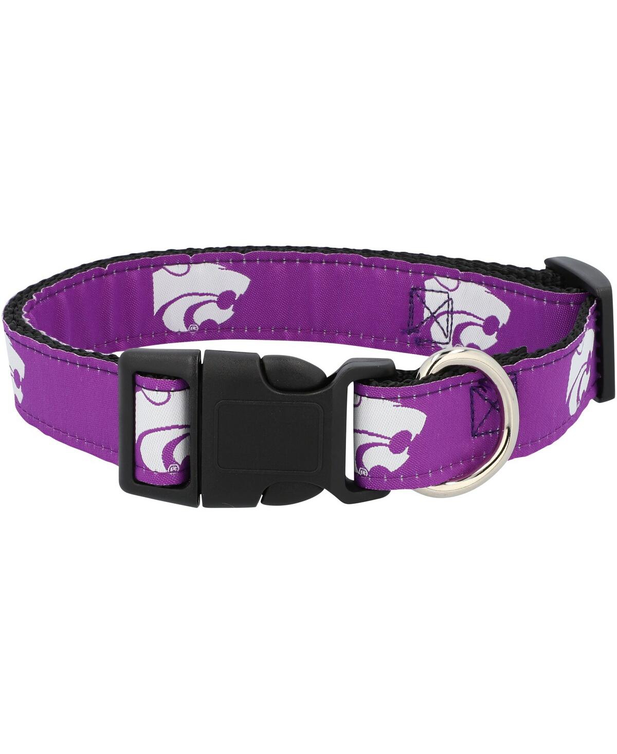 Kansas State Wildcats 1" Regular Dog Collar - Purple