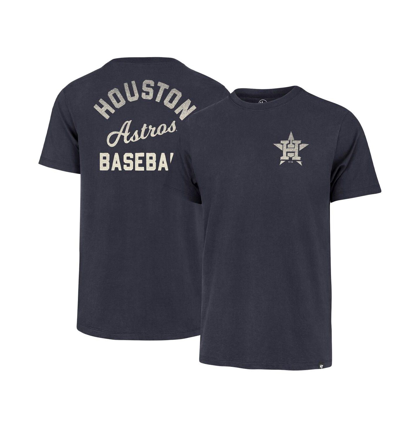 Мужская футболка '47 Brand Navy Houston Astros Turn Back Franklin — фото 2
