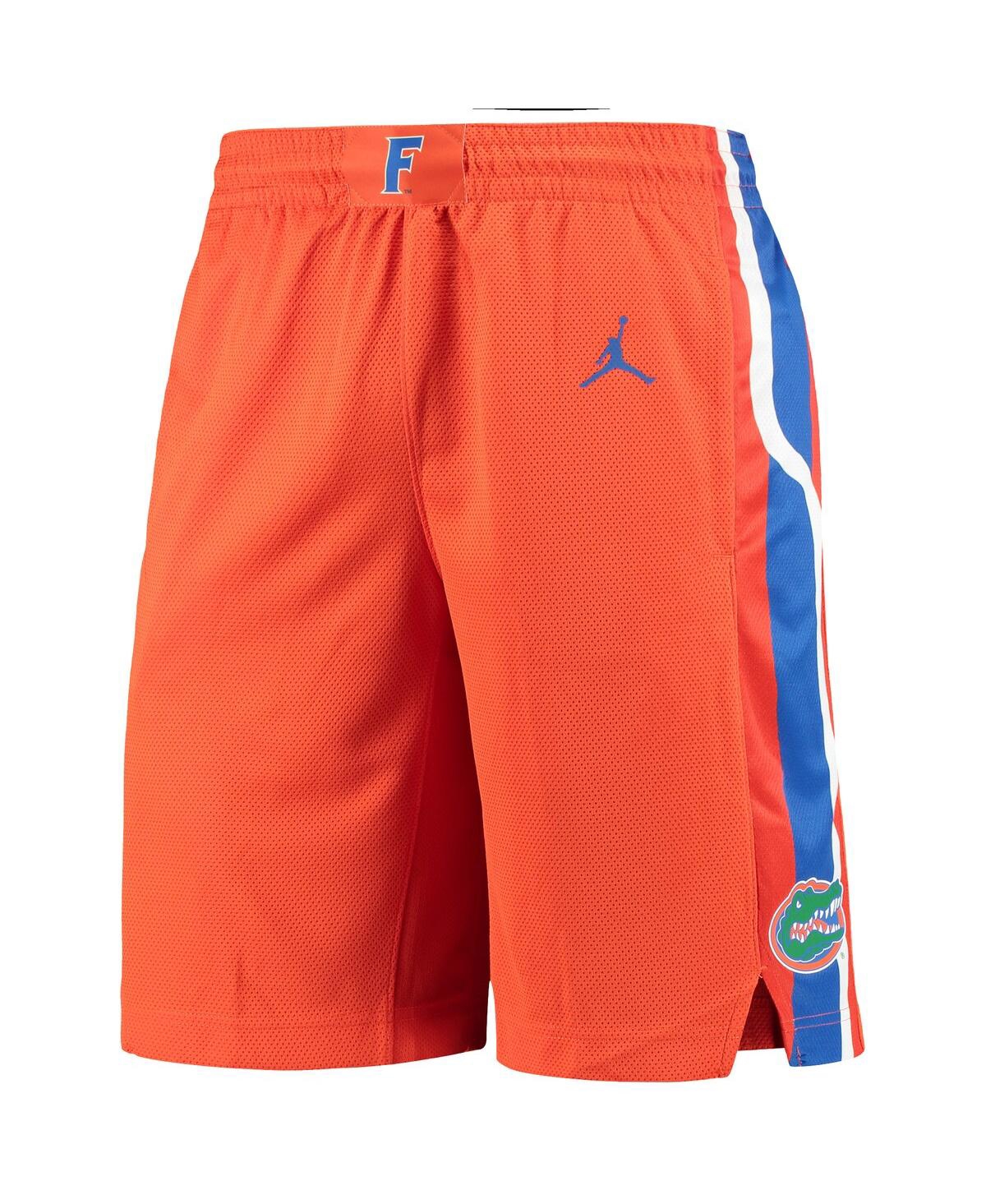 Shop Jordan Men's  Orange Florida Gators Replica Performance Basketball Shorts