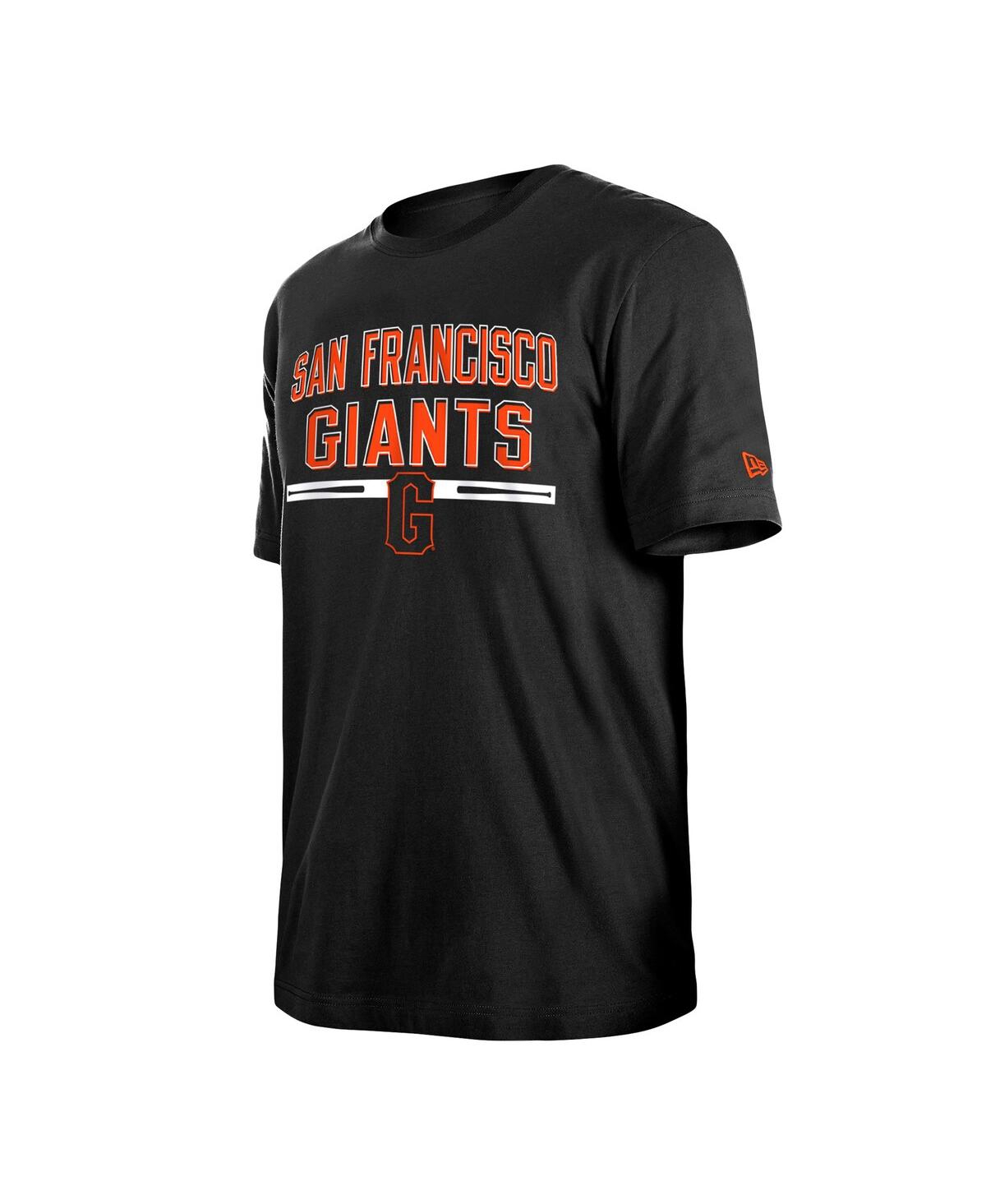 Shop New Era Men's  Black San Francisco Giants Batting Practice T-shirt