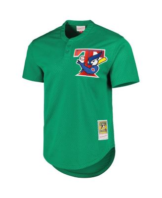 Men's Green Toronto Blue Jays Cooperstown Collection Mesh Batting Practice Jersey
